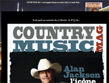 Tablet Screenshot of countrymusicfrance.com